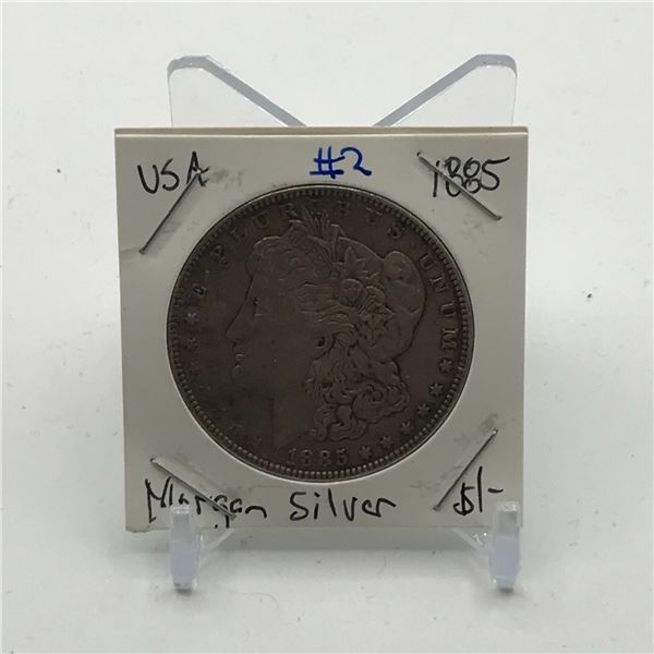 MORGAN SILVER DOLLAR - MINTED IN 1885