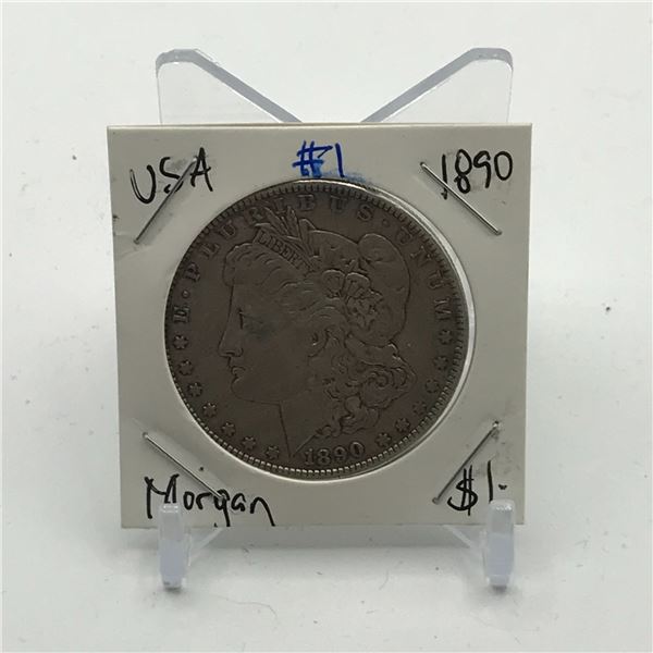 MORGAN SILVER DOLLAR - MINTED IN 1890