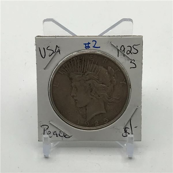 PEACE SILVER DOLLAR - MINTED IN 1925 IN SAN FRANCISCO