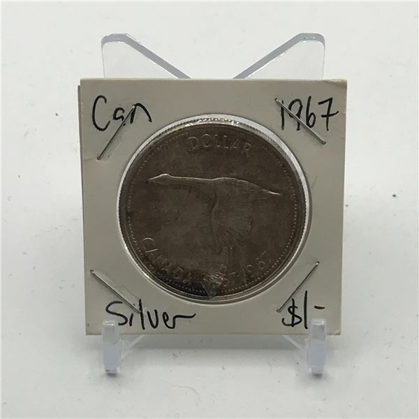 SILVER DOLLAR - MINTED IN 1967