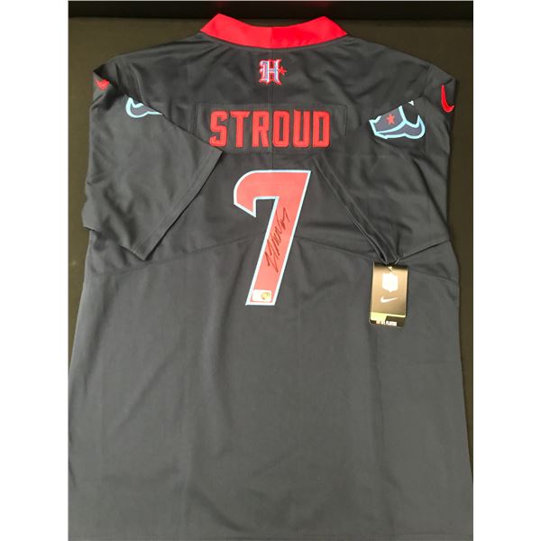 CJ STROUD SIGNED HOUSTON TEXANS CUSTOM JERSEY - ELITE SPORTS COA