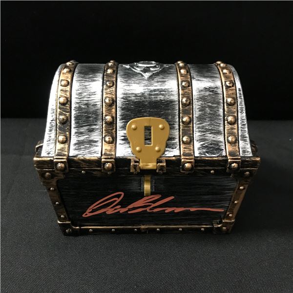 ORLANDO BLOOM SIGNED TREASURE CHEST - WWOC COA