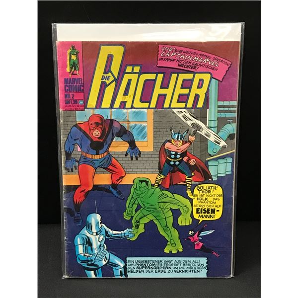 DIE RACHER #2 (THE AVENGERS IN GERMAN) - MARVEL COMICS