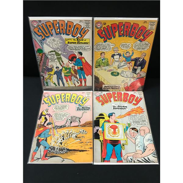 LOT OF 4 SUPERBOY COMICS - DC COMICS