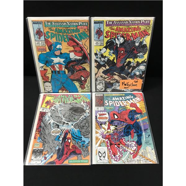 LOT OF 4 AMAZING SPIDERMAN COMICS - MARVEL COMICS