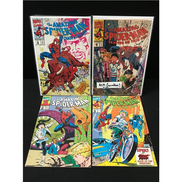 LOT OF 4 AMAZING SPIDERMAN COMICS #1-4 - MARVEL COMICS