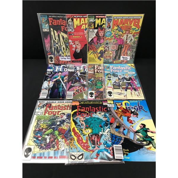 LOT OF 11 MIXED TITLE COMICS - MARVEL COMICS