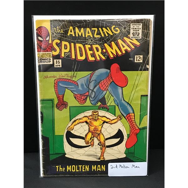 THE AMAZING SPIDERMAN #35 2ND MOLTEN MAN - MARVEL COMICS