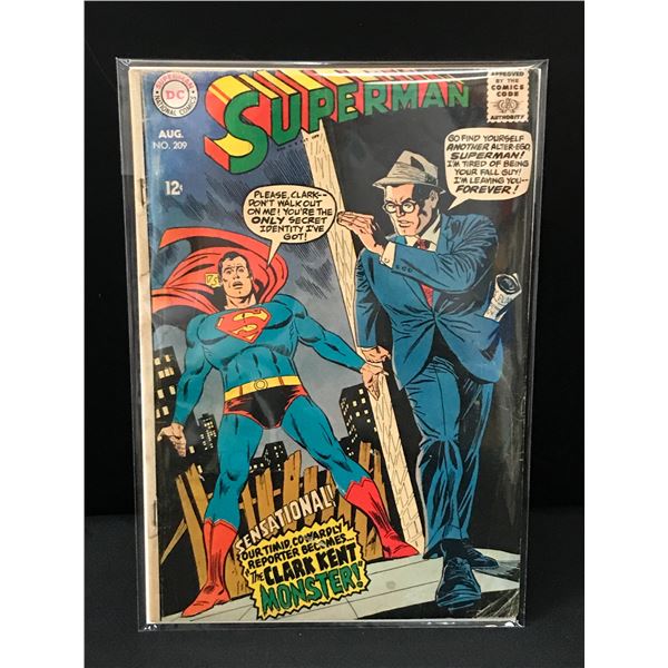SUPERMAN #209 - DC COMICS