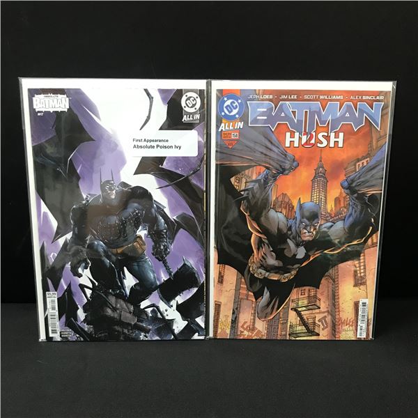 LOT OF 2 BATMAN ALL IN COMICS - DC COMICS
