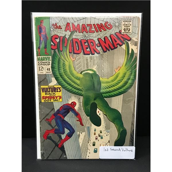 THE AMAZING SPIDERMAN #48 1ST SECOND VULTURE - MARVEL COMICS
