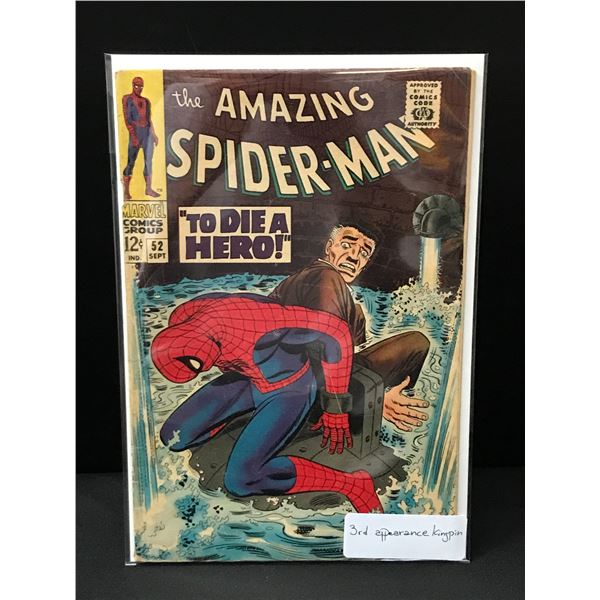 THE AMAZING SPIDERMAN #52 3RD APP KINKPIN - MARVEL COMICS