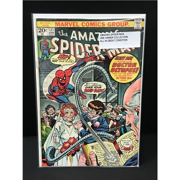 THE AMAZING SPIDERMAN #131 ONE OWNER COLLECTION - MARVEL COMICS