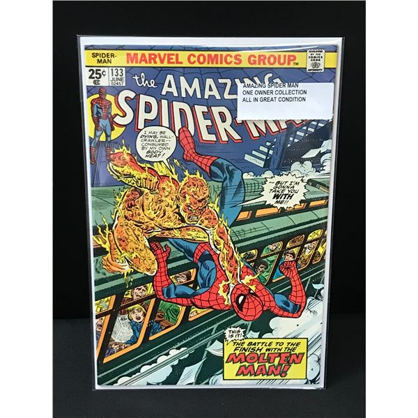 THE AMAZING SPIDERMAN #133 ONE OWNER COLLECTION - MARVEL COMICS