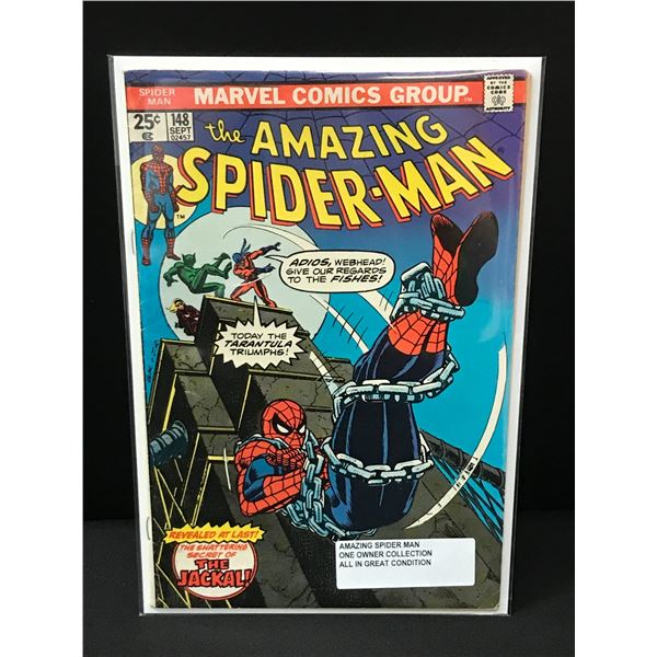 THE AMAZING SPIDERMAN #148 ONE OWNER COLLECTION - MARVEL COMICS
