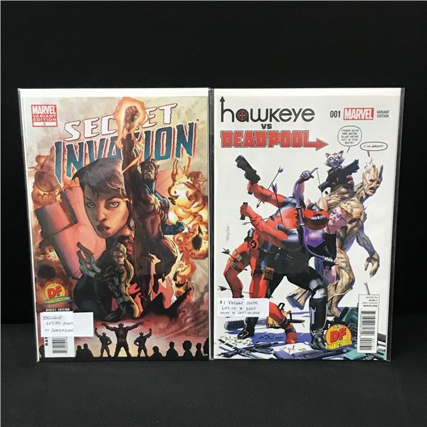 LOT OF 2 LIMITED ISSUE MARVEL COMICS - WITH COAS