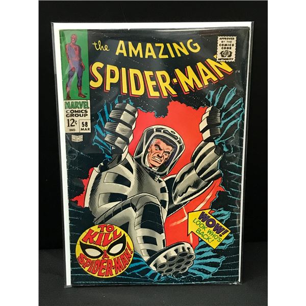 THE AMAZING SPIDERMAN #58 - MARVEL COMICS