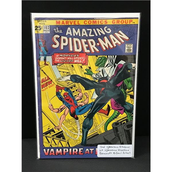 THE AMAZING SPIDERMAN #102 2ND APP MORBIUS - MARVEL COMICS