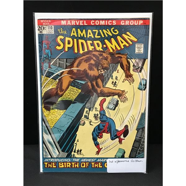 THE AMAZING SPIDERMAN #110 1ST APP THE GIBBON - MARVEL COMICS