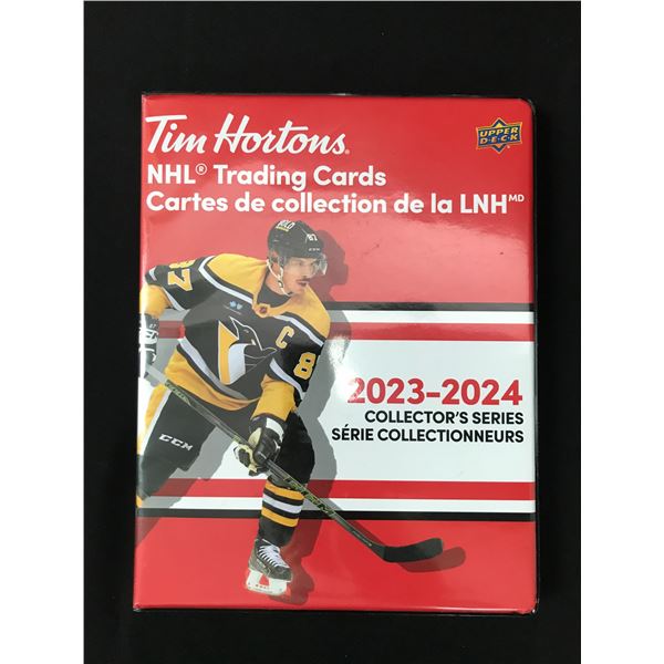 2023-24 TIM HORTONS NHL COLLECTORS ISSUE WITH TRADING CARDS