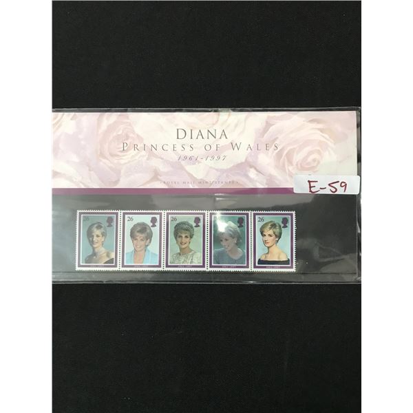 DIANA PRINCESS OF WALES 1961-1997 STAMP COLLECTION