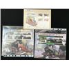 Image 1 : LOT OF 3 TRAIN STAMP SETS