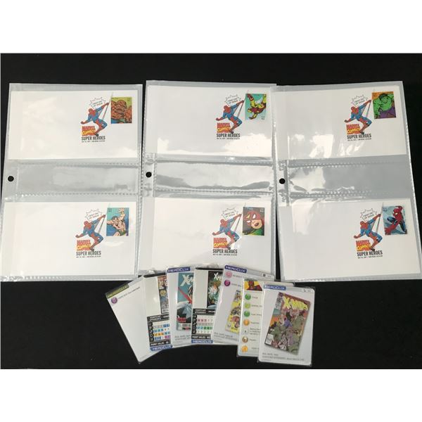 MARVEL SUPER HEROES STAMP COLLECTION