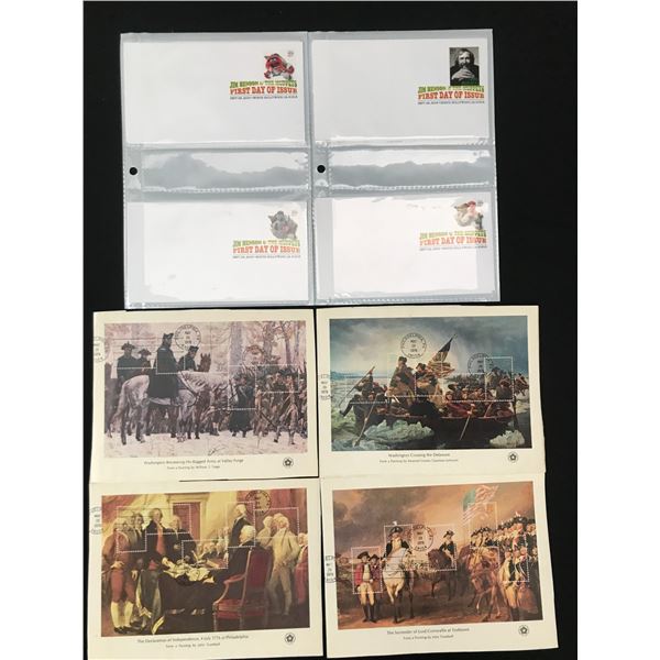 LOT OF JIM HENSON'S MUPPETS AND DAYS IN HISTORY STAMPS
