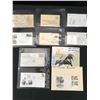 Image 1 : COLLECTION OF STAMPS ON ORIGINAL POSTCARDS