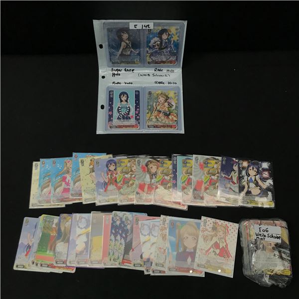 COLLECTION OF ANIME TRADING CARDS