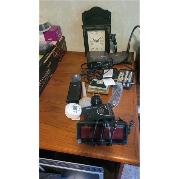 Clocks, Radios, Opera GlassesA