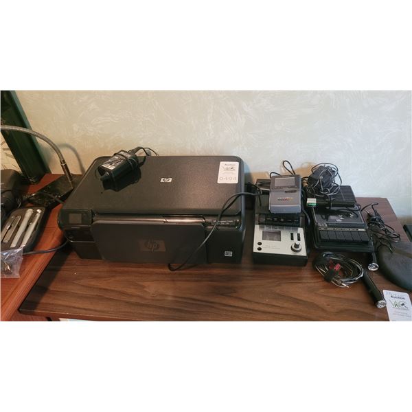 HP Printer, Mini TV, A