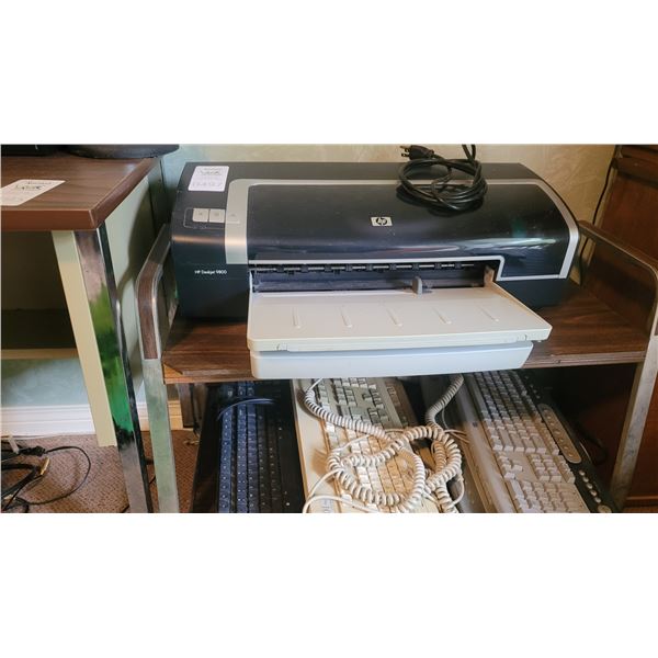 HP Printer, Cart, Keyboards A