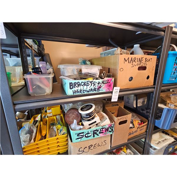 2 Shelves Hardware & Supplies C