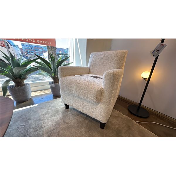 PALLISER PIA CHAIR IN OFF WHITE. MADE IN CANADA RETAIL $1500