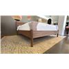 Image 2 : EQ3 QUEEN BED FRAME MADE IN CANADA. MODEL MONARCH WITH SLATS. WALNUT. RETAIL $1900