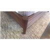 Image 3 : EQ3 QUEEN BED FRAME MADE IN CANADA. MODEL MONARCH WITH SLATS. WALNUT. RETAIL $1900