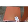 Image 5 : PAIR OF CALLIGARIS FORMED WOOD CHAIRS IN BURNT SIENNA. SCANDIA MADE IN ITALY. RETAIL $2070