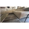 Image 7 : BELLINI MODERN LIVING. MADE IN ITALY. RIMINI RIGHT HAND FACING SECTIONAL. BEAUTIFUL CREAM COLOR.