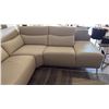 Image 9 : BELLINI MODERN LIVING. MADE IN ITALY. RIMINI RIGHT HAND FACING SECTIONAL. BEAUTIFUL CREAM COLOR.