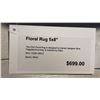 Image 2 : EQ3 FLORAL AREA  RUG. 8' X 5'