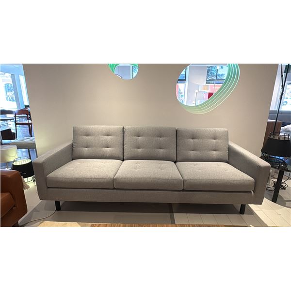 EQ3 MADE IN CANADA JOAN 87" SOFA. HIGH DENSITY RESILIENT FOAM. RETAIL $2700
