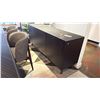 Image 1 : CALLIGARIS MADE IN ITALY UNIVERSAL CABINET. CERAMIC BLACK MARBLE LOOK TOP. 6' L. BASE LEGS ARE