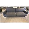 Image 3 : FURNINOVA SCANDINAVIAN MADE SOFA. REMOVABLE HEAD REST. 7'W. NON SLIP CUSHION BOTTOMS, GREY