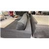 Image 6 : FURNINOVA SCANDINAVIAN MADE SOFA. REMOVABLE HEAD REST. 7'W. NON SLIP CUSHION BOTTOMS, GREY