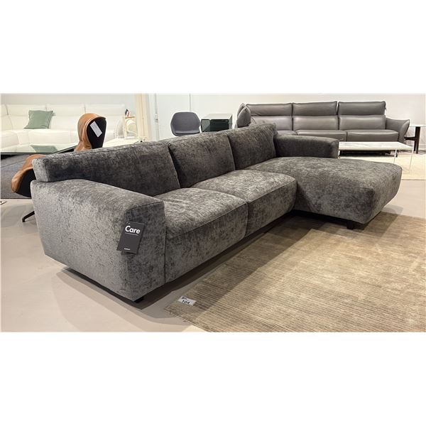 FURNINOVA MADE IN SWEDEN SECTIONAL VESTA SOFA. UPHOLSTERED. HAS DEEPER SEAT AND TIMELESS FORM,