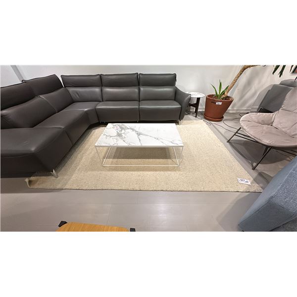 EQ3 SLUB RUG 100% NEW ZEALAND WOOL MADE IN INDIA. 10' X 8' RETAIL $1200