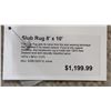 Image 3 : EQ3 SLUB RUG 100% NEW ZEALAND WOOL MADE IN INDIA. 10' X 8' RETAIL $1200