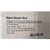 Image 3 : EQ3 MADE IN CANADA NARA QUEEN BED FRAME (MATTRESS NOT INCLUDED). ARCTIC PEBBLE FABRIC WITH