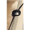 Image 4 : EQ3 DRUM FLOOR LAMP WITH BLACK MARBLE BASE 5' TALL